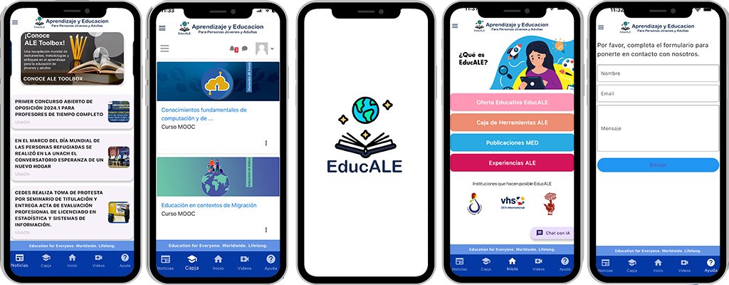 Promoción de la app EducALE